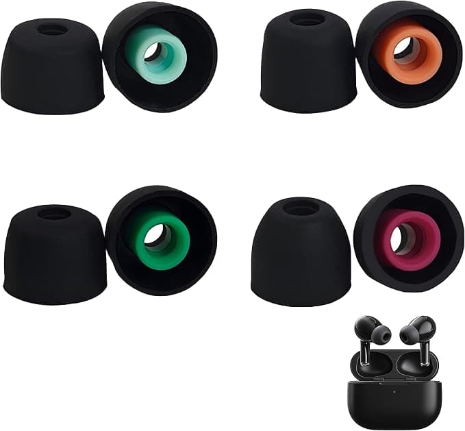 4 Pairs Silicone Replacement Earbuds, In-Ear Earbud Tips Comfortable and Soft Design Compatible with Sony WF-1000XM5 WF-1000XM4 WF-1000XM3 for Daily and Sports Headphones - Image 1