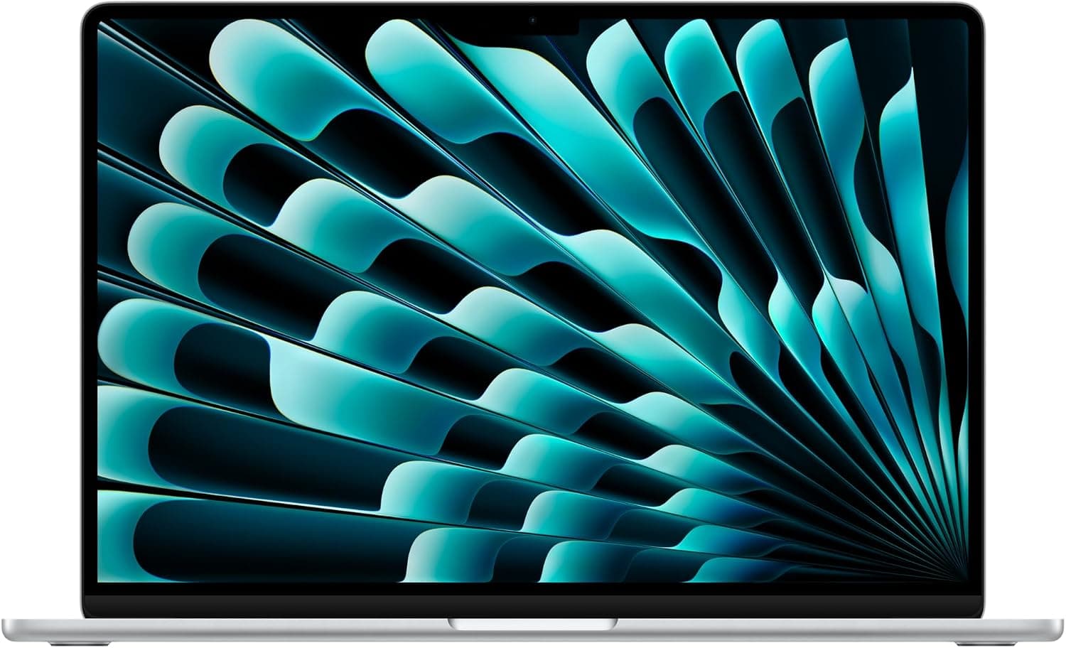 Apple 2024 Portable MacBook Air 15 Pouces avec Puce M3 : écran Liquid Retina 15,3 Pouces, 8 Go de mémoire unifiée, 256 Go de Stockage SSD, Clavier rétroéclairé, caméra FaceTime HD 1080p. Argent - Image 1