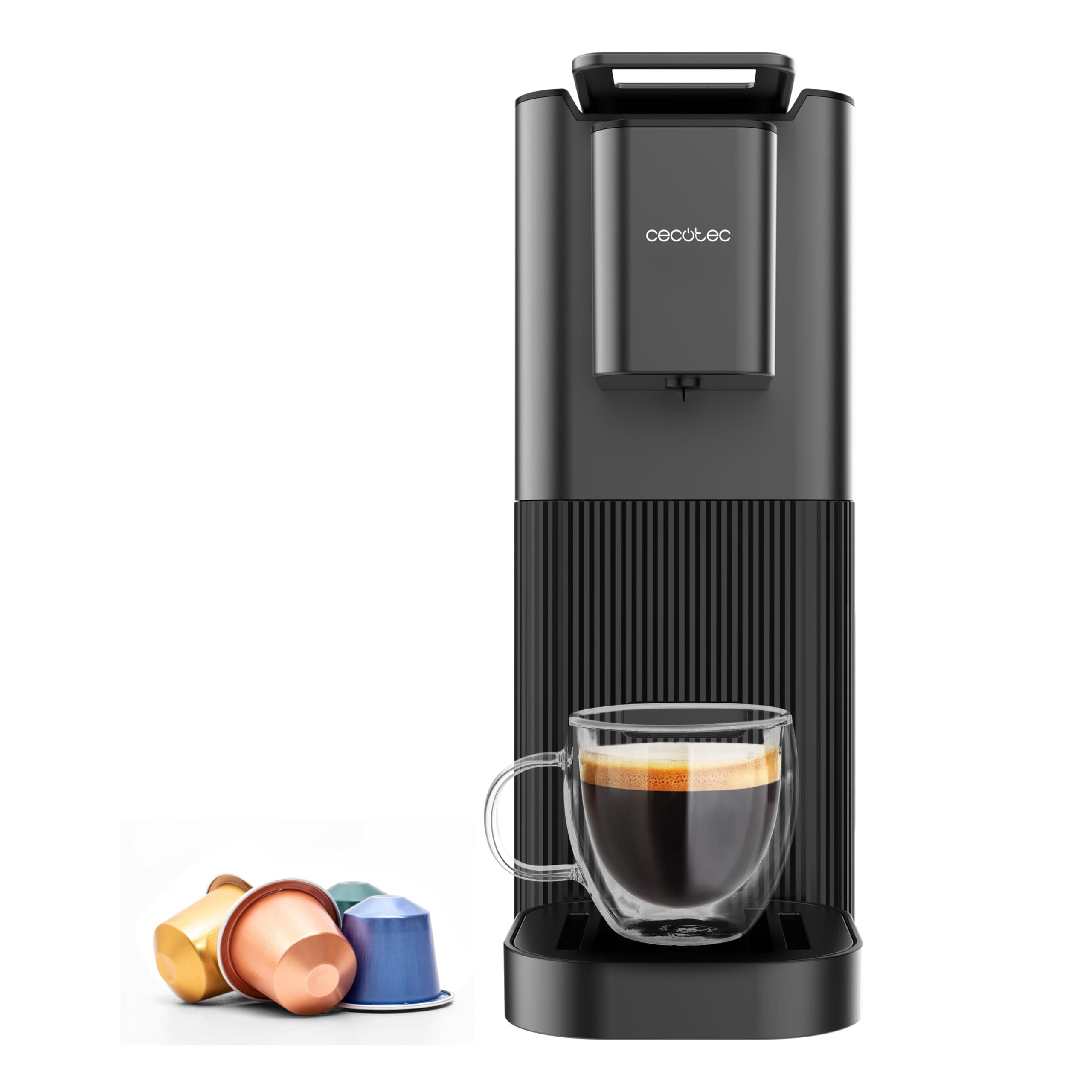 Cecotec 20. 1400W 20Bars, Thermoblock, Compatible with Nespresso Capsules, 700ml Water Tank, Automatic Shutdown, Adjustable Height, Removable Filter, 2 Modes, Non-Slip - Image 1