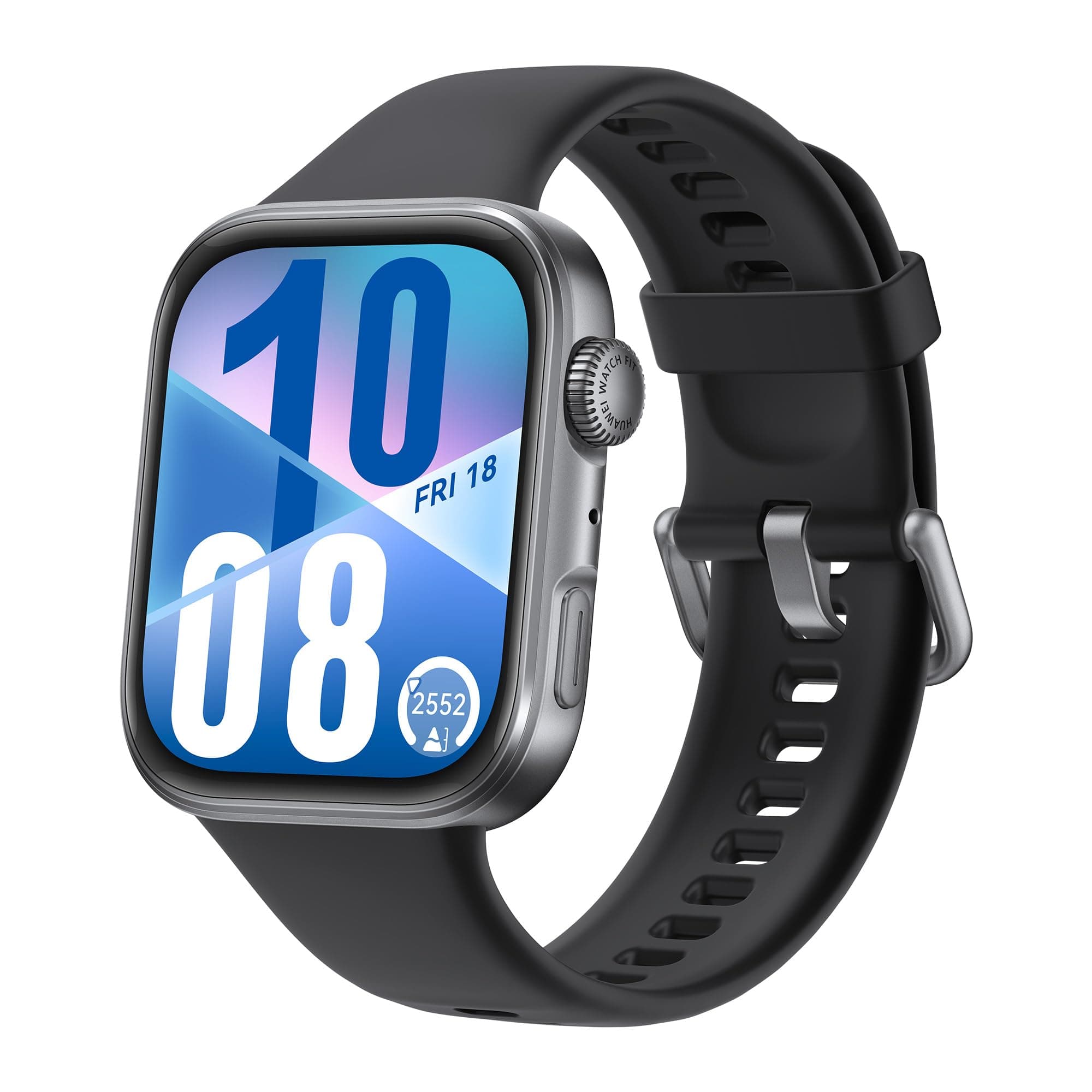 Huawei HUAWEI Watch FIT 4 Smartwatch, 100+ Training Modes, Ultra-Slim, Activity Tracker, iOS and Android, Battery Life up to 10 Days, GPS, Extended 6 Months Warranty, Black