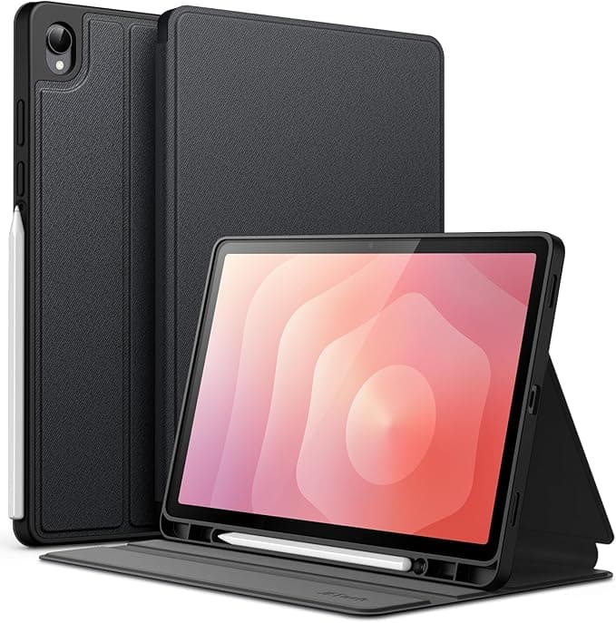 Samsung JETech Case for Samsung Galaxy Tab S11 with S Pen Holder and Stylus Holder, Slim Folio Stand Case, Multi-Angle View, Auto Sleep/Wake (Black)