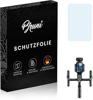 Bruni Protecteur d'écran compatible avec Technogym Skillbike Film Protecteur, cristal clair Écran protecteur (2X)