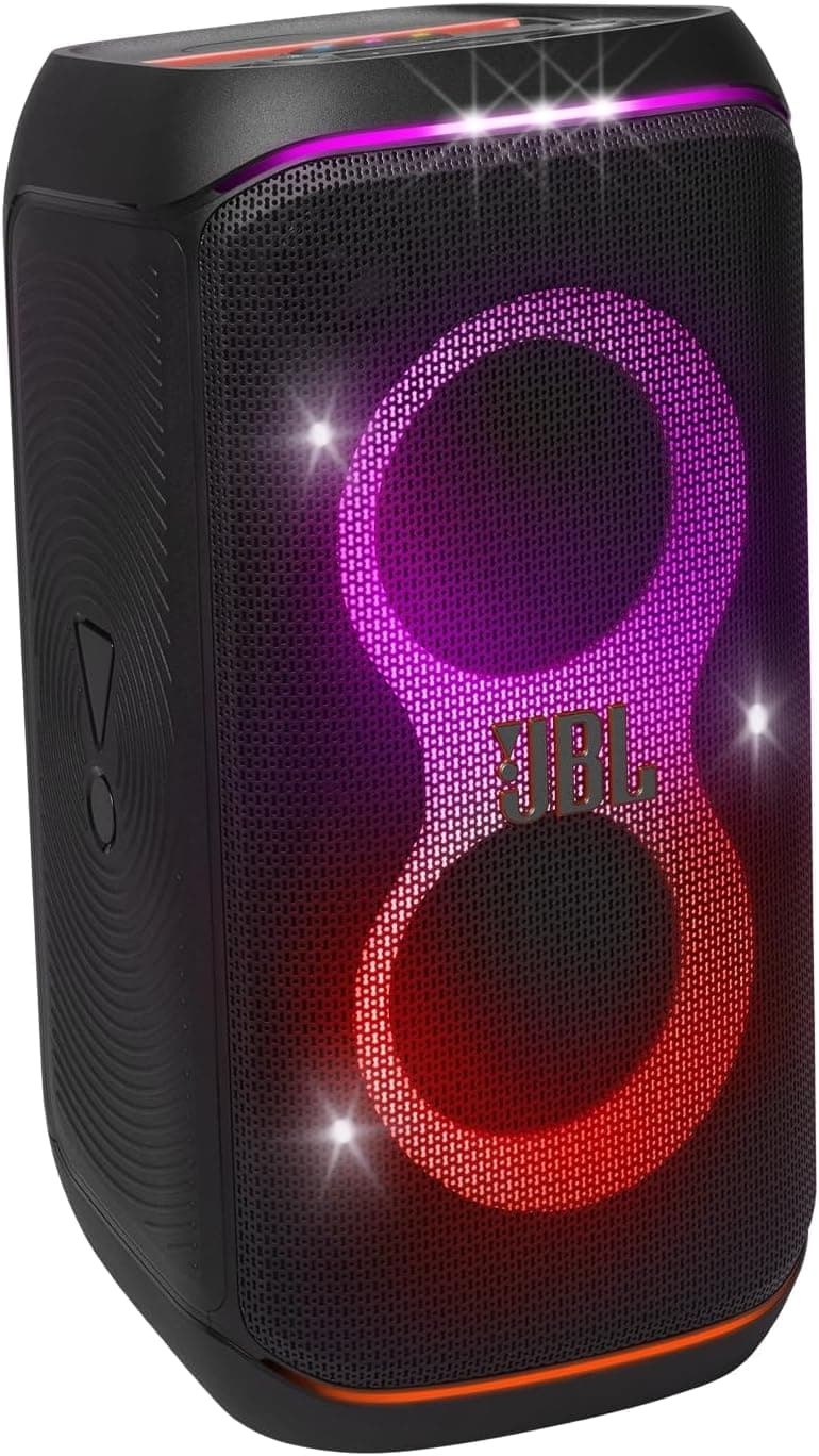 JBL Partybox Club 120, Portable Party Speaker, Ergonomic Folding Handle, JBL Pro Sound, Light Set, 12 Hours Battery Life, IPX4 Splash Resistant, Black - Image 1