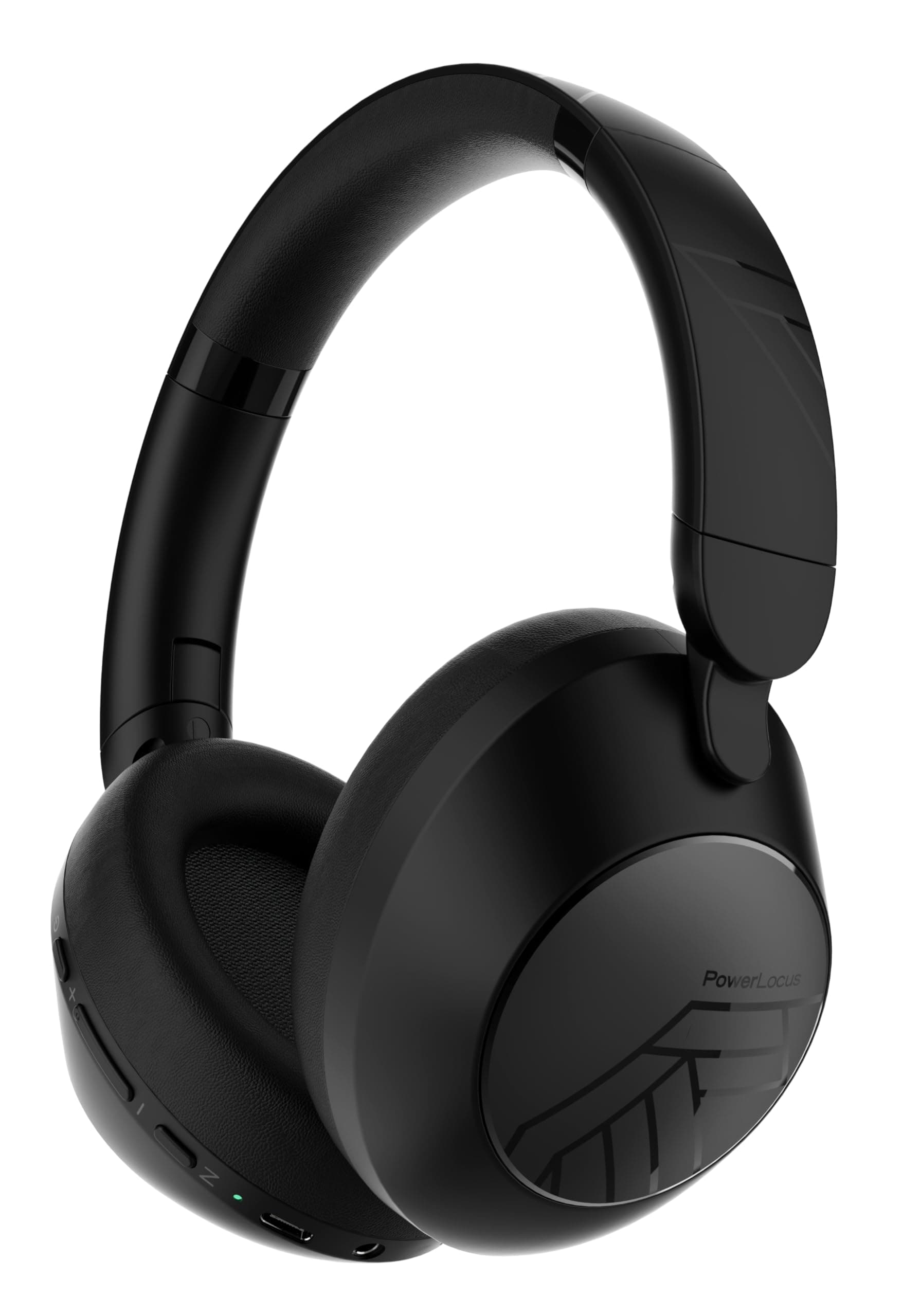 PowerLocus Casque Bluetooth sans Fil, 70 Heures Autonomie, Casque Audio avec 4 EQ Modes, Stéréo Hi-FI, Oreillettes Douces, avec Microphone, Connexion multipoint pour iPhone/Voyage/Ordinateur Portable - Image 1