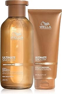 Ultimate Smooth Pack - Nourishing Shampoo (250ml) and Conditioner (200ml) for dry, dull or curly hair
