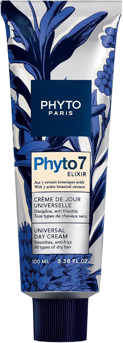 Phyto Paris Phyto 7 Elixir Universal Day Cream 100 ml - Daily Nourishing Dry Hair Care - Anti-Frizz Protection 48H - 7 Botanical Extracts - No Rinse Hair Cream - Image 1