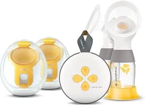 Medela Luxury Swing Maxi Pump Your Way Set with In-Bra Collection Cups and PersonalFit Flex Breast Pads