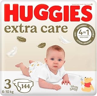 Couches Huggies Extra Care taille 3, (6-10kg kg) 144 pcs