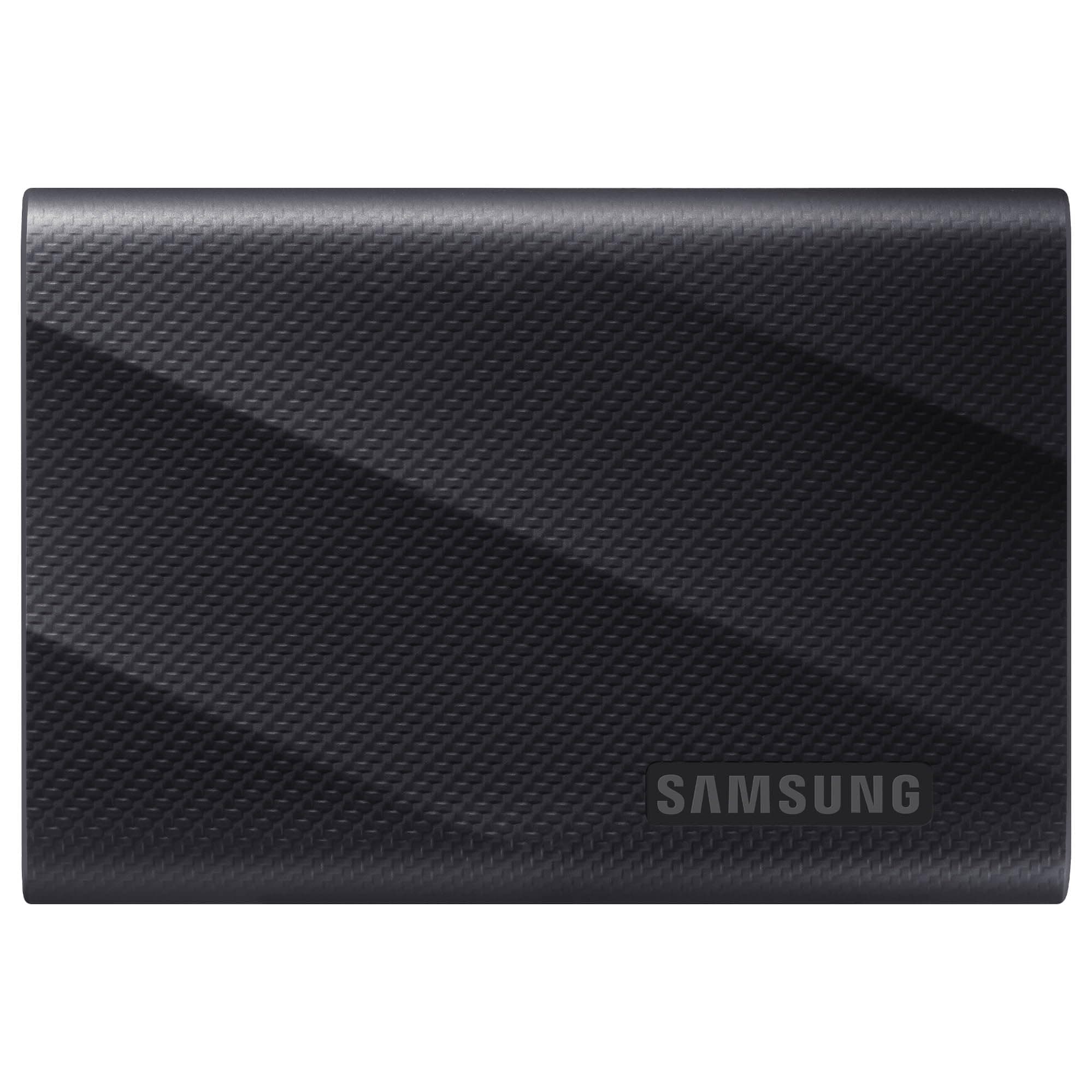 Samsung 1TB T9 Portable External Solid State Drive, Read/Write Speeds up to 2000MB/s¹, USB 3.2 Gen 2x2, Compatible Mac, PC, Android and 12K Cameras, Black, MU-PG1T0B/EU
