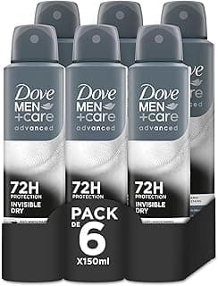 Dove Dove Men+Care Invisible Dry 72h Spray Homme 150 ml 6 pièces