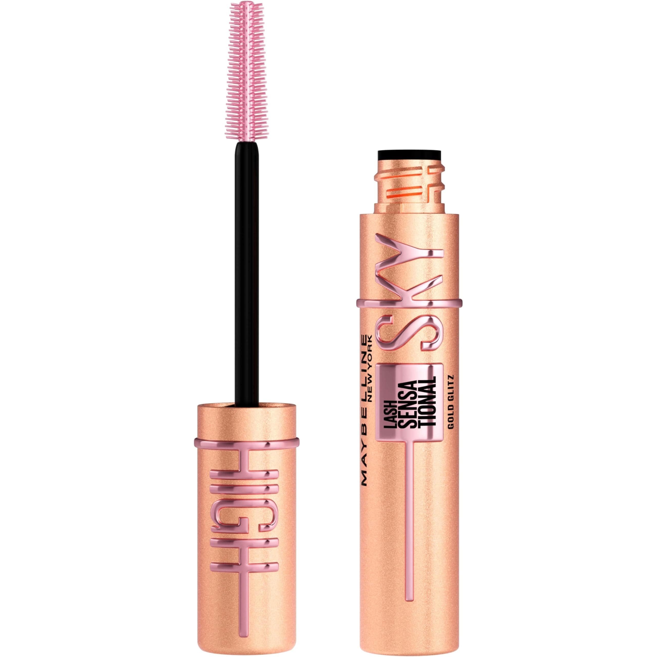 Maybelline New York - Mascara Pailleté Couleur Or - Volume & Longueur - Sky High - Teinte : Gold Glitz - 7,2 ml - Image 10