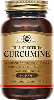 Solgar Solgar Full Spectrum Curcumine - Antioxydants - Santé des os - Articulations - Complément Alimentaire - Flacon de 30 capsules