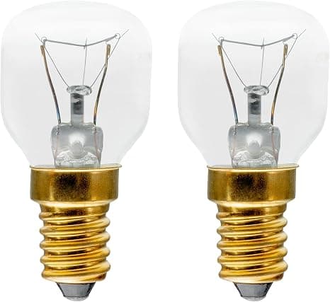2 x Philips Oven Lamp 40W SES E14 Small Screw 300 Degree Cooker Light Bulb Compatible with AEG / Bosch / Siemens / Neff / Hotpoint - Image 1