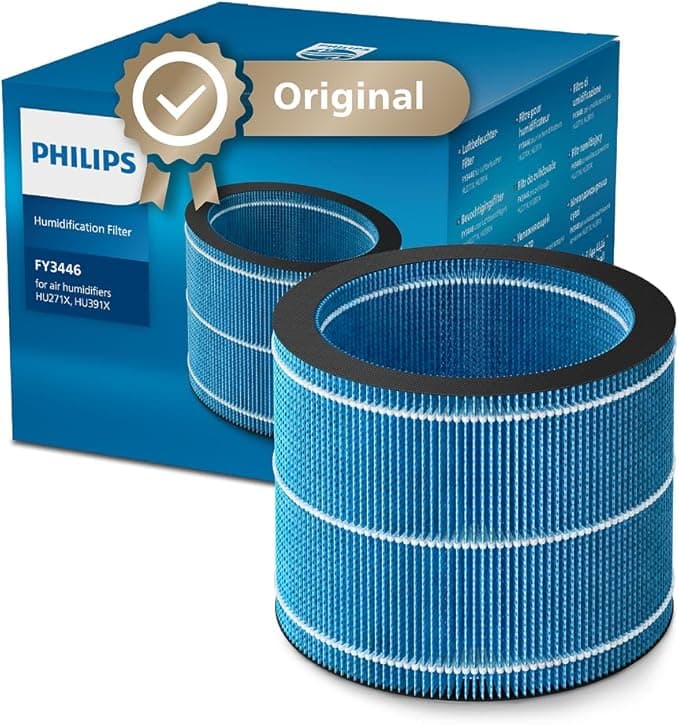 Philips NanoCloud Philips Original Humidifier Replacement Filter for Humidifier 2000 and 3000 Series HU2716, HU2718, HU3916, HU3918, 6 Months Life (FY3446/30)