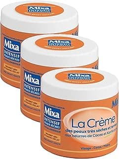 Mixa Intensif Peaux Sèches Mixa Intensif Peaux Sèches - La Crème des Peaux Très Sèches et Ternes - Multi Usages Visage, Corps, Mains, Pieds - Nourrit 48h et Ravive l'Éclat - Pénétration Rapide - Hypoallergénique - Pot 400 ml?