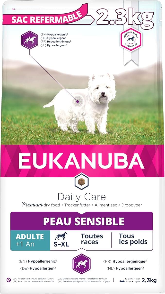 Eukanuba Eukanuba Daily Care Adult Dog Sensitive Skin for All Breeds Fish 2.3 kg