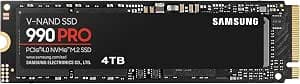 Samsung 990 Pro NVMe M.2 Pcle 4.0 Solid State Drive, Internal SSD, 4TB Capacity, Read Speed Up to 7450MB/s, Smart Heat Management with Nickel, MZ-V9P4T0BW