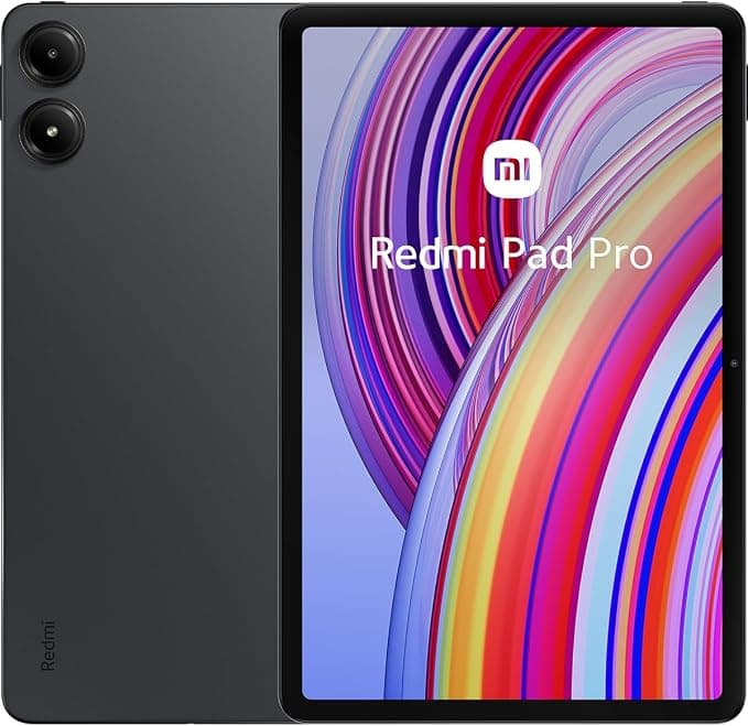 Xiaomi Redmi Pad Pro + Ring Stand & Handle - 12.1" 2.5K Tablet (Snapdragon 7s Gen 2, 6GB RAM, 128GB ROM, 4 Speakers, WiFi + Bluetooth 5.2, 10000mAh Battery), Grey - Image 1