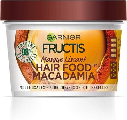 Fructis Garnier Fructis Macadamia Multi-Purpose Smoothing Mask for Dry and Unruly Hair - 390 ml