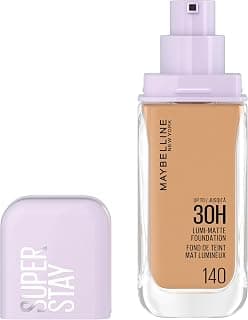Maybelline New York - Fond de Teint Liquide Longue Tenue - Ultra-Résistant - Fini Mat Lumineux - Enrichi en Acides Aminés - Tous les Types de Peau - Superstay 30H Lumi-Matte - Teinte : 140 - 35ml