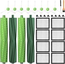 22 pièces d'accessoires pour aspirateur iRobot Roomba i7 i7+ j7 j7+/Plus i3 i3+ i4 i4+ i6 i6+ i8 i8+ E5 E6 E7, pièces de rechange pour aspirateur iRobot Roomba séries E/I/J