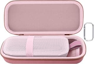 Aenllosi pour Bose SoundLink Flex Enceinte Bluetooth Portable 2e Génération Étui Rigide de Transport Protecteur, Étui Seulement, Rose