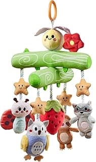 KIDS Baby Toy, 0 3 6 Months, Soft Toy Bebe Rattle Games Bee with Squeak, Twist, Sensory Gift Baby Stroller, Gym, Crib, Hanging Toy