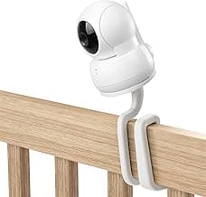 VTech Flexible Rotating Stand Compatible with VTech VM923/924 Baby Monitor with No Tools or Wall Damage - White (Flexible Stand)