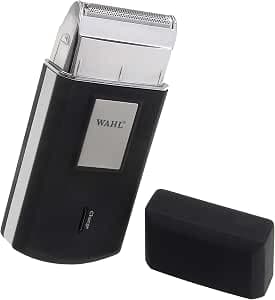 Wahl Mobile Shaver - Cordless Electric Shaver with Travel Case - Flexible Grid for a Very Close Shave