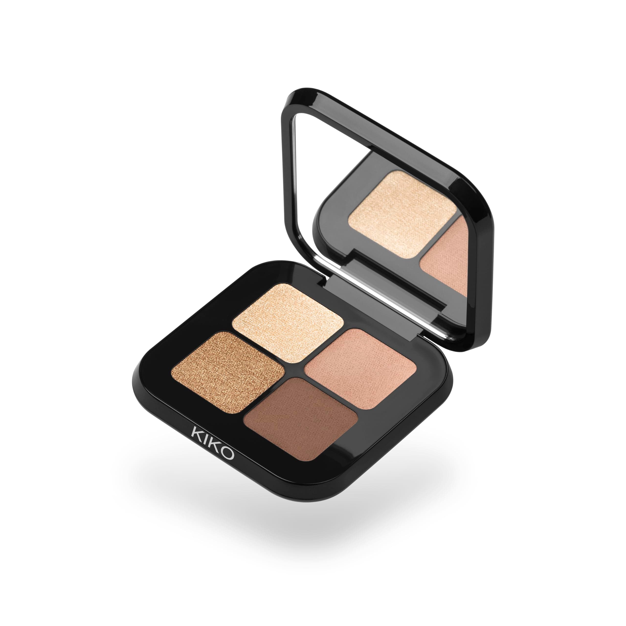 KIKO Milano Bright Quartet Eyeshadow Palette 01 | Palette Avec 4 Ombres À Paupières Cuites Pour Utilisation Sèche Et Humide - Image 6