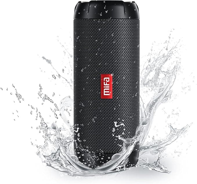 MIFA WildRod Portable Bluetooth Speaker with LED Light, 30W and Deep Bass, Waterproof IP67, 12 Hours Playtime, PartyAdd for Multi-Speaker Pairing, Wireless for Camping - Image 1