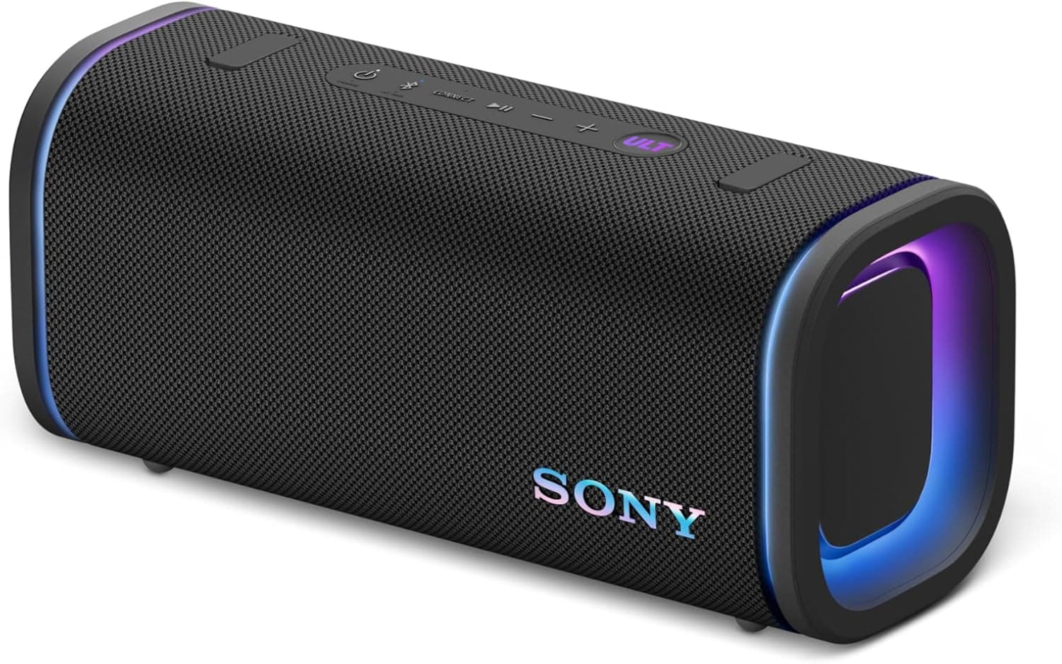 Sony Sony ULT Field 5 - Powerful Bluetooth Portable Speaker, 25 Hour Battery, 2 ULT Power Sound Modes, IP67, Waterproof and Dustproof 360° Lighting, Removable Shoulder Strap, Compact - Black