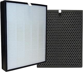 Philips Kit de rechange avec filtre à charbon actif et filtre HEPA, avec filtres FY3432/10 et FY3433/10, compatible avec le purificateur d'air Philips AC3256/60
