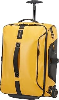 Paradiver Light – Travel Bag/Backpack with 2 Wheels S, 55 cm, 51 L, Yellow