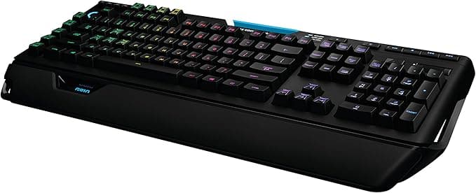 Logitech G910 Orion Spectrum Mechanical Gaming Keyboard, RGB Lighting, Romer-G Touch Switches, 9 Programmable G-Keys, Anti-Ghosting, ARX Second Screen Function, Scandi-QWERTY Layout