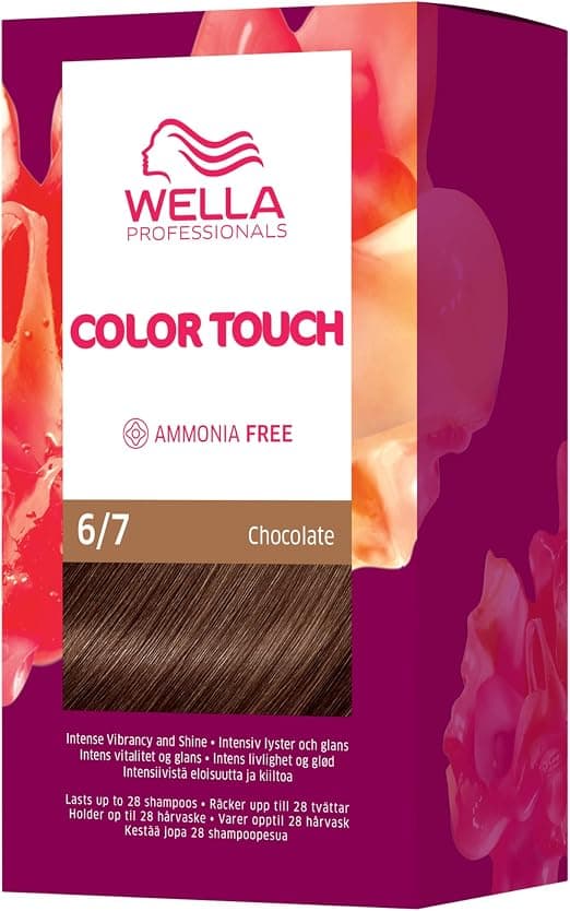 Wella Professionals Color Touch Fresh-Up-Kit - Semi-Permanent Hair Colour Kit 6/7 Chocolate - Dark Brown Blonde - Image 1