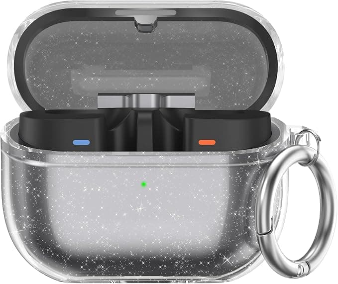AhaStyle Transparent Case for Samsung Galaxy Buds 3 FE (2025) / Galaxy Buds3 Pro and Galaxy Buds 3 (2024) [Anti-Yellowing] Soft TPU Protective Case Compatible with Samsung Galaxy Buds3 Series