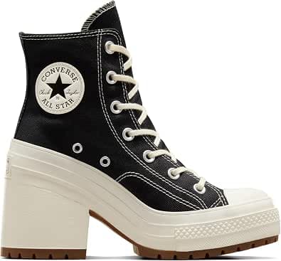 Converse CHUCK 70 DE LUXE HEEL Women's Platform Trainers, Black Egret, 39 EU