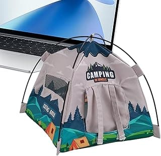 Dior Tente de Camping réaliste avec lumière à l'échelle 1 12, Accessoires pour scènes et dioras, Jeu de Simulation pour extérieur Jardin et décoration de la Maison