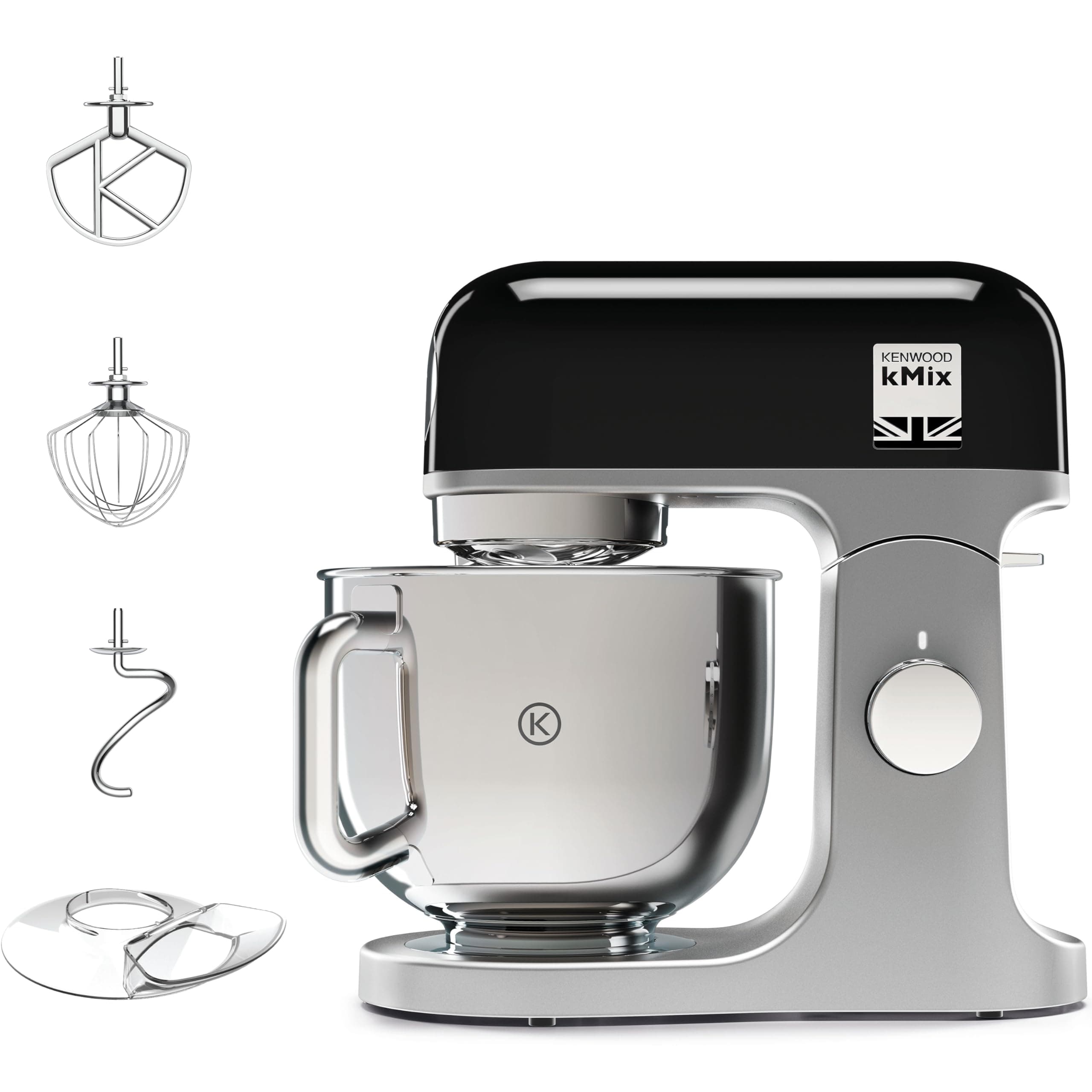 Kenwood kMix KMX750BK Mixing Processor, 5 Litre Bowl, 6 Speed, 3 Accessories, Black - Image 1