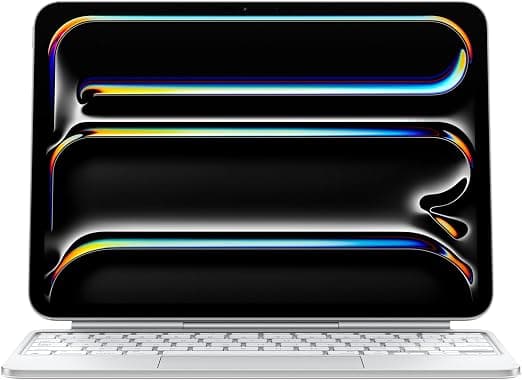 Apple Magic Keyboard for iPad Pro 11-inch (M4) - French - White ​​​​​​​​​​ - Image 1