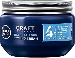 Nivea Men NIVEA MEN Crème coiffante de 150 ml pour une tenue malléable sans durcissement, gel capillaire flexible pour un look naturel