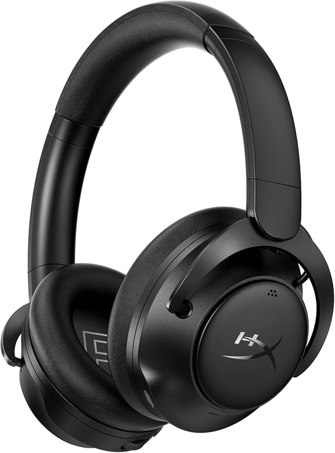 HyperX Cloud Mix 2 – Dual Wireless Over-Ear Headphones with ANC, 2.4GHz dongle, Bluetooth 5.3, PC, PS5, Nintendo Switch, Steam Deck, Mobile, USB-C – Black - Image 1