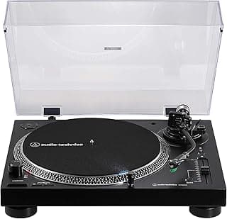 Audio-Technica LP120xBTUSB Platine à Entraînement Direct (Bluetooth & USB) Noir