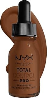 NYX PROFESSIONAL MAKEUP Total Control Pro Drop Fond de teint couvrable pour la peau Moka
