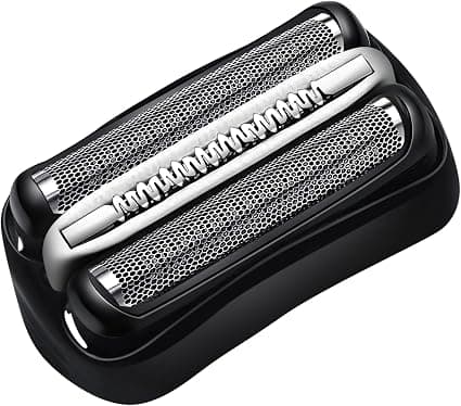 32B Compatible with Braun Series 3 Shaver, Electric Shaving Head for Men, Black Electric Shaver Head Series 3 Replacement Part Suitable for 3070cc, 3050cc, 350, 350c - Image 1
