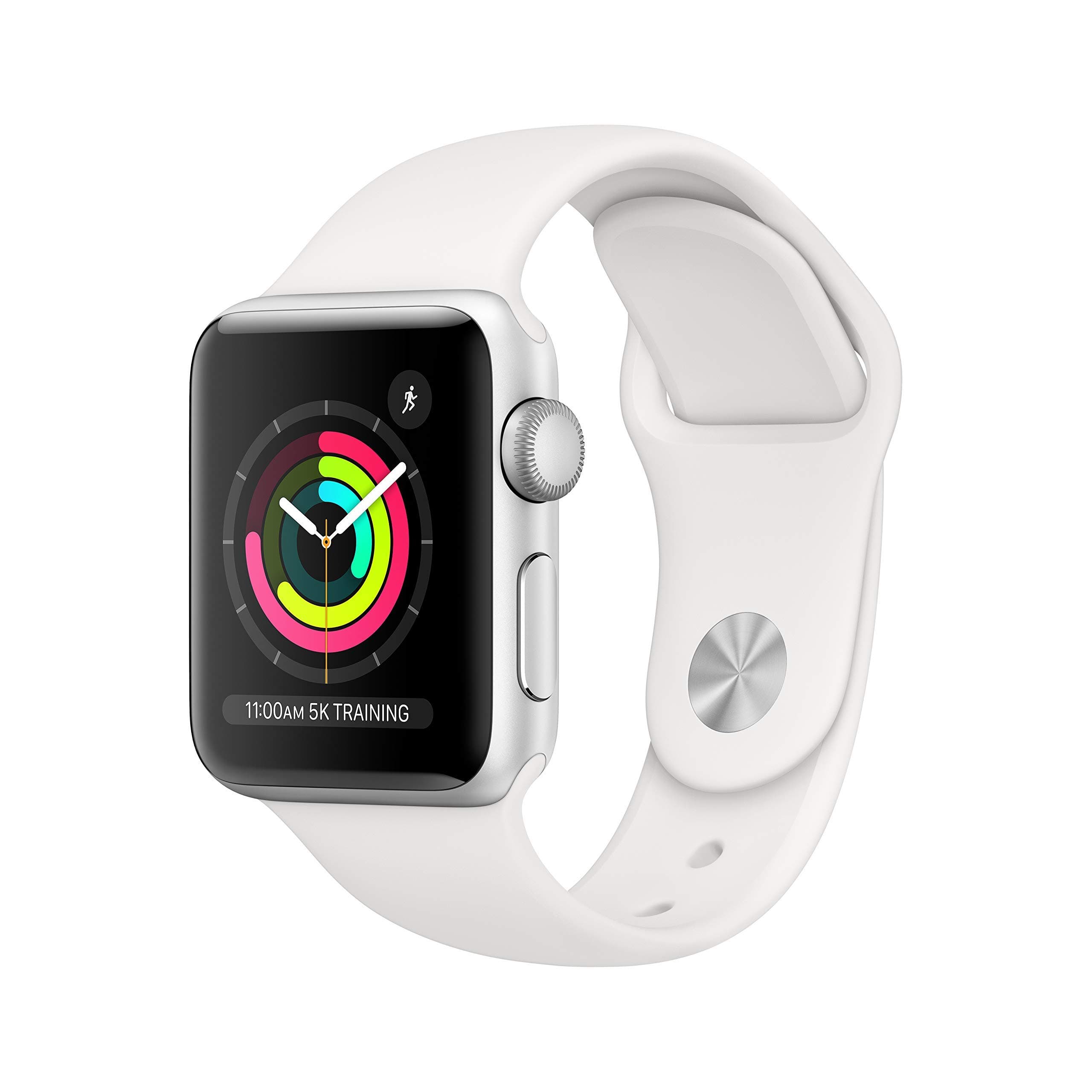 Apple Watch Series 4 40mm (GPS) - Silver Aluminum Case with White Sport Strap (Refurbished) - Image 1