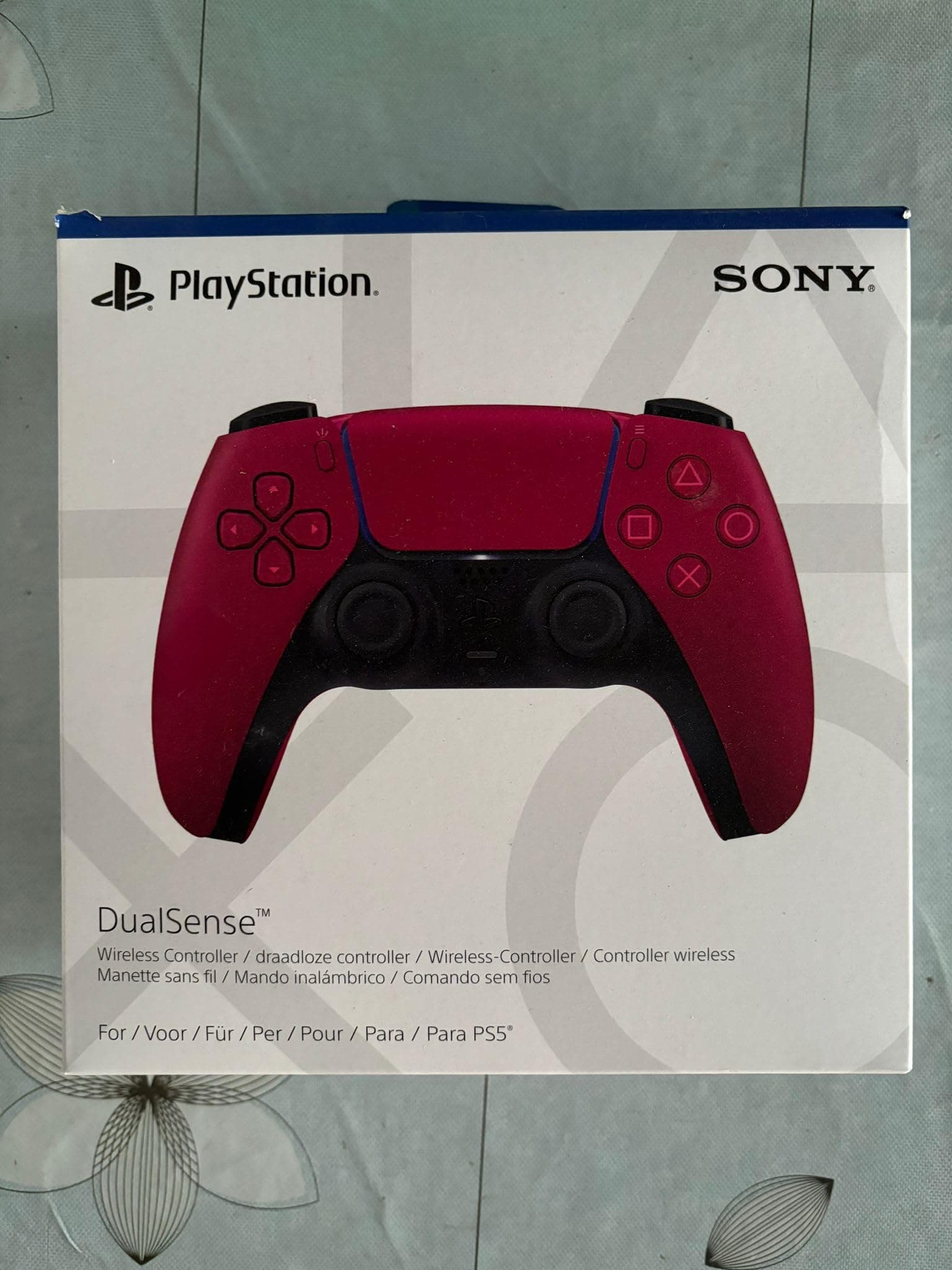 Sony Official PlayStation 5 - DualSense Wireless Controller - Cosmic Red (PS5) - Image 1