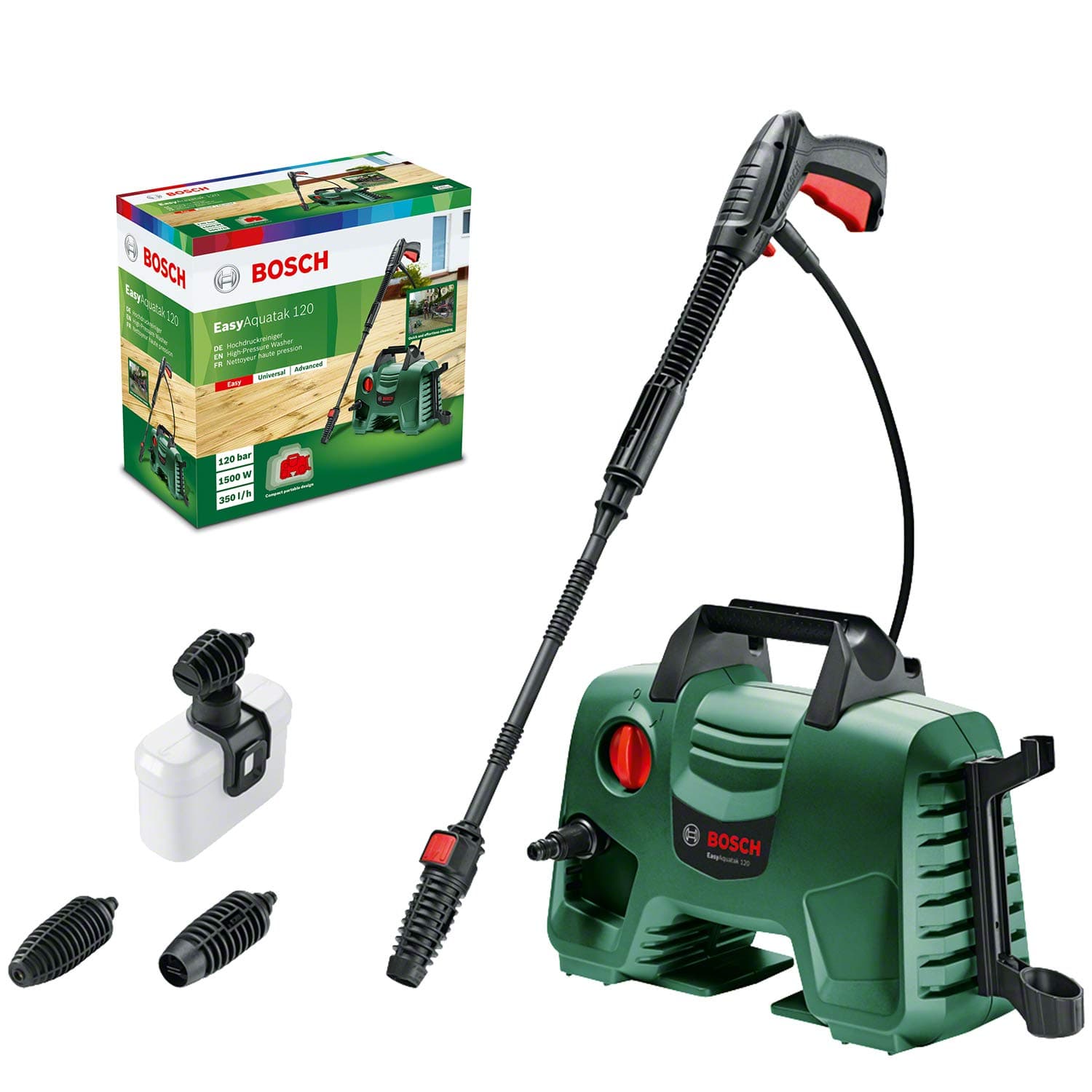 Bosch High Pressure Washer EasyAquatak 120 (1500 W, Pressure: 120 Bar, Carton Packaging) - Image 1