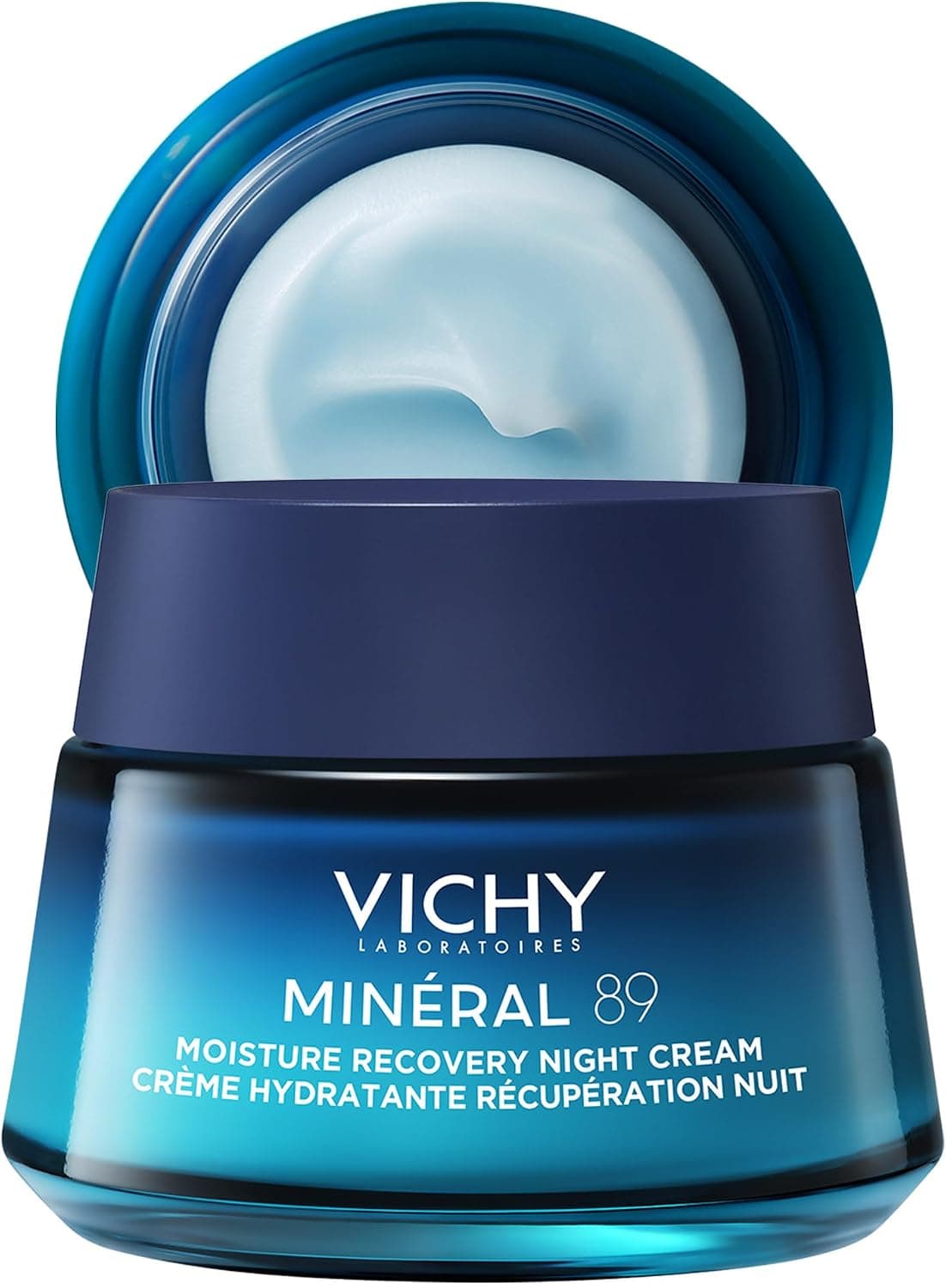 Vichy, Minéral 89, Crème Hydratante Récupération Nuit, Anti-Pellicules & Anti-Démangeaisons, Cuir Chevelu Sensible, 50 ml